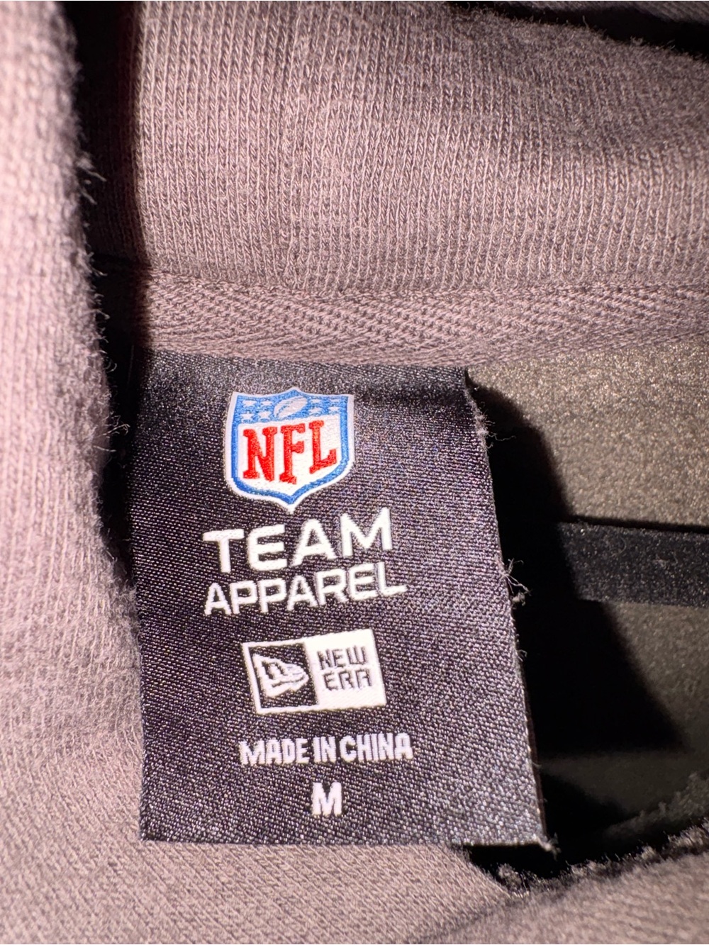 New Era Raiders Brown Hoodie with White Graphic - Picture 4 of 4